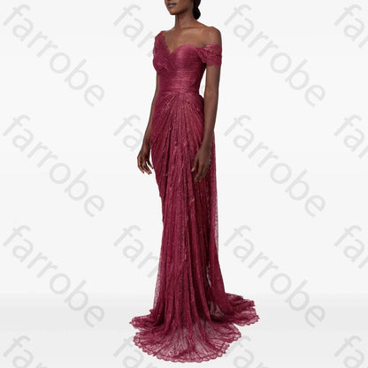 Elegant Mermaid Evening Dresses Off The Shoulder Formal Occasion Dress Exquisite High Quality Prom Party Gowns Women Customized