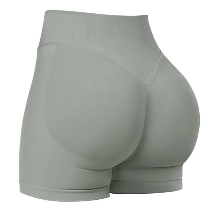 Women's summer shorts low waist seamless shorts gym shorts yoga shorts running shorts and high stretch cycling training shorts
