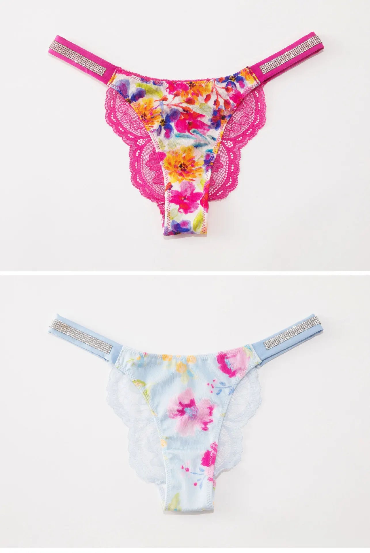 Fashion Sparkling Rhinestone Lace Thong Women's Low Waist Sexy Women's Underwear Women's Thong Clearance items,limited quantity,