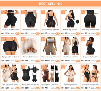 Body Shaper Women Shapewear Fake Butt Lifter Panties Hourglass Control Padded Booty Enhancer Brief Lingerie Shaper Hip Enhancer