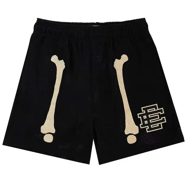 2025 New Summer EE Eric Emanuel  Basic Mesh Short Classic Floral Printed Gym Shorts Men's Gym Basketball Sports Beach Shorts