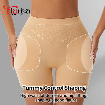 Flarixa Butt Lifter Shaper Panties With Removable Pads Women Hip Dips Shapewear Shorts Hip Enhancer Underwear Body Shaper