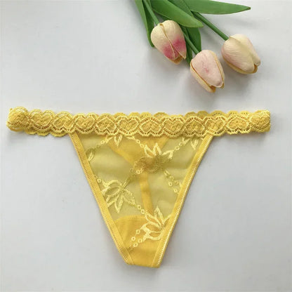 Name Custom Crystal Letter Thong Lace Tie Neck Bikini Bra Panties Sexy Personalized Name Low Waist G-String Underwear Bra Set