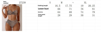 Sexy Print High Waist Bikini Women's Swimsuit Two Piece Strap Design Trendy Swimming Costume Female Fashionable Poolwear