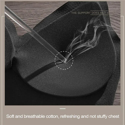 Women Invisible Bra Deep U Plunge Bras Backless Top for Dresses Sexy Lingerie with Transparent Strap Push Up Strapless Underwear
