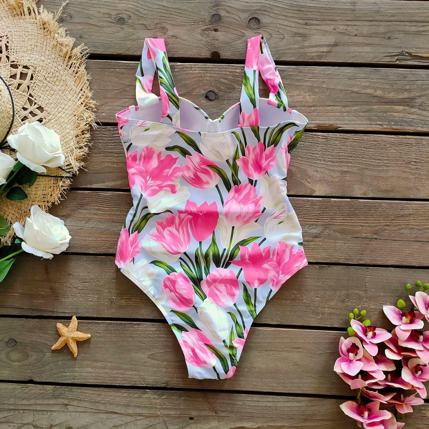 Ashgaily New One Piece Swimsuit Sexy Cartoon Printed Swimwear Women Bathing Suit Beach Backless Monokini Swimsuit Female