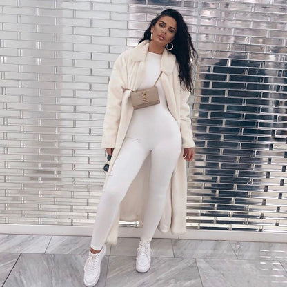 2025 Fall Women Sexy Jumpsuit Streetwear Long Sleeve Bodycon Solid Sport Fitness Jumpsuits Romper Overalls For Women Body suit