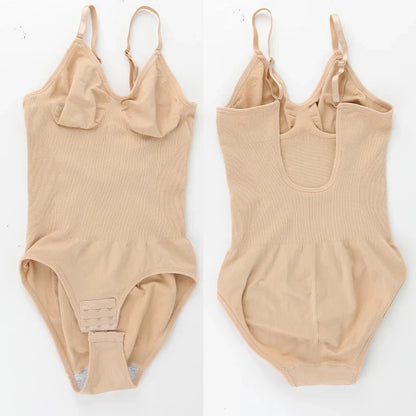 Womens Backless Bodysuits Seamless Sexy Shapewear Thong Butt Lifter Body Shaper Tummy Control Corset Slimming Camisole Tops
