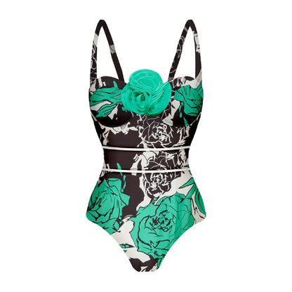 Ashgaily New One Piece Swimsuit Sexy Cartoon Printed Swimwear Women Bathing Suit Beach Backless Monokini Swimsuit Female
