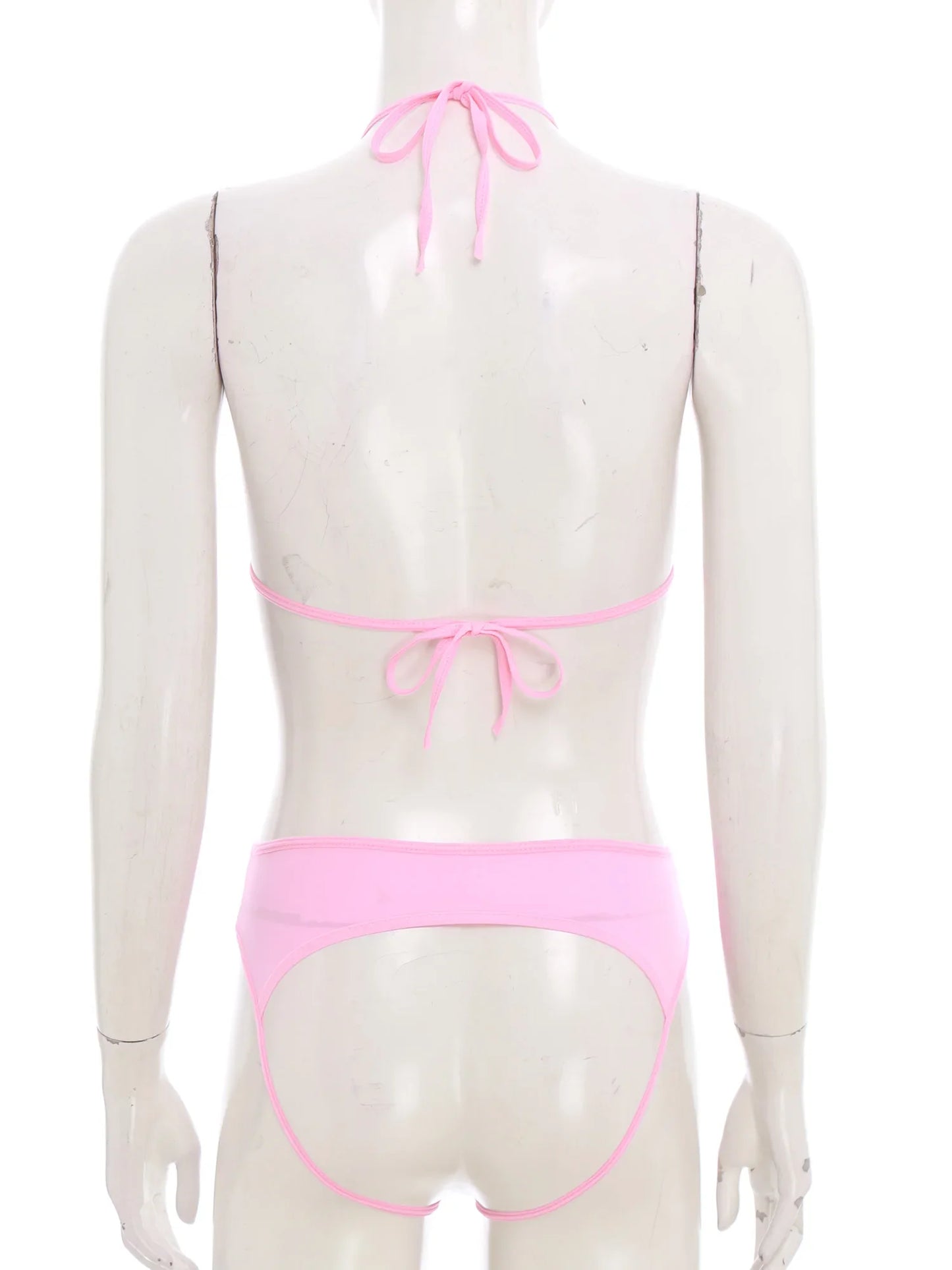 Adult Women Sheer Mesh Teddies Breast Hollow Out Opening Butt Flaunting Bodysuits Leotard for Exotic Dating Role Play Nightwear