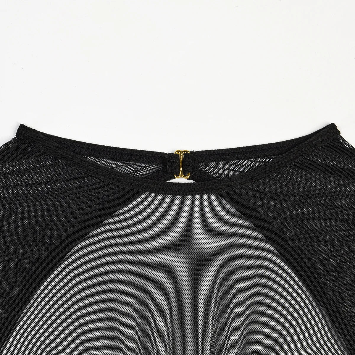 Diccvicc Long Sleeve Lingerie Sexy Sheer Mesh Porn Top Crotchless Skirt Naked Bandage Women Underwear Uncensored Erotic Costume