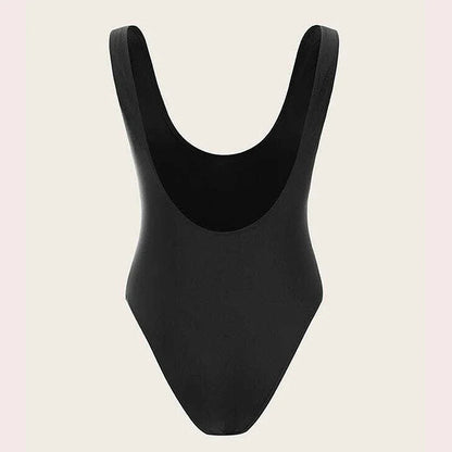Black One-piece Swimsuit 2025 Stylish New Full Bikini Set One Piece Whole Swimwear For Women Sexy Swim Bathing Suits Swimming